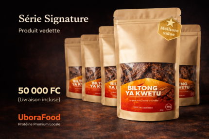 Biltong Ya Kwetu – Série Signature (10 sachets)